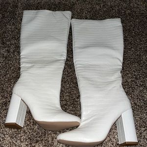 White boots
